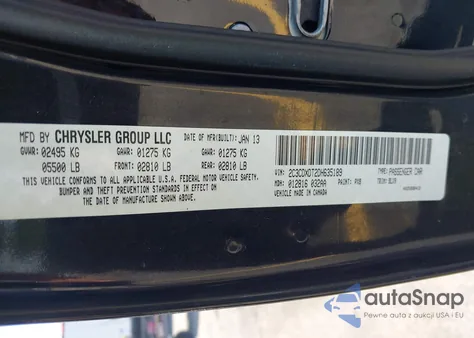 2013 Dodge Charger R/T from USA, damaged, VIN 2C3CDXDT2DH635189